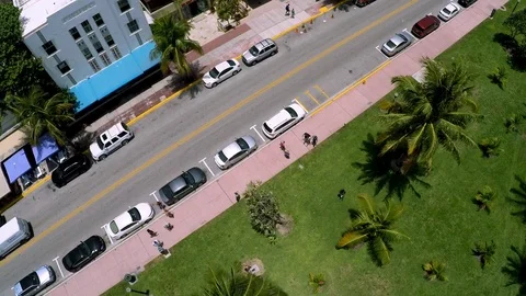 Art Deco Hotel on ocean drive 6 Stock Footage 103514929