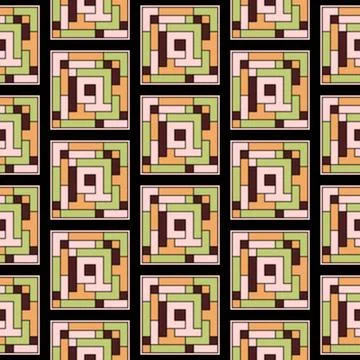 Art Deco inspired Illustrazione stock