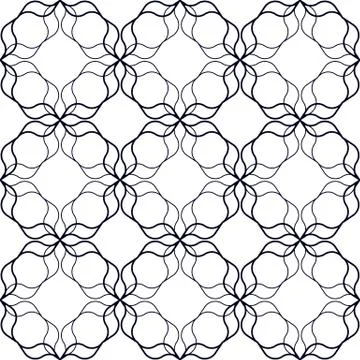 Art Deco Linear Pattern Stock Illustration