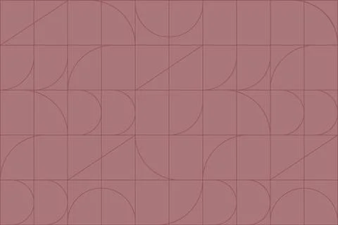 Art deco linear seamless pattern coral Illustrazione stock