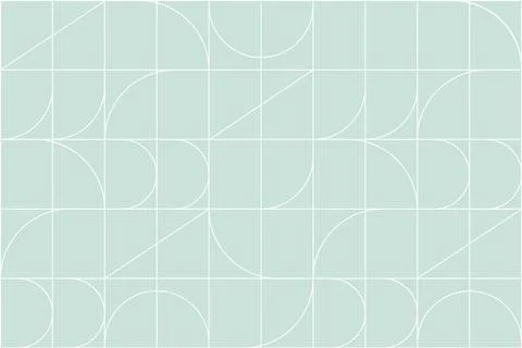 Art deco linear seamless pattern turquoise Illustrazione stock