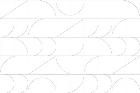 Art deco linear seamless pattern Illustrazione stock