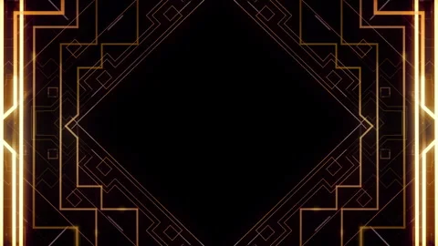 Art Deco Looping Video Background Stock Footage 258593768