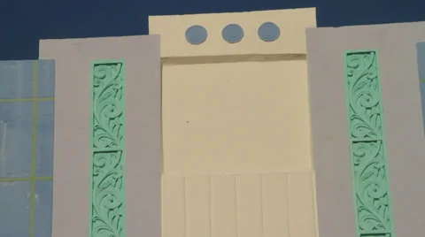 Art Deco Miami Beach Stock Footage 39460472