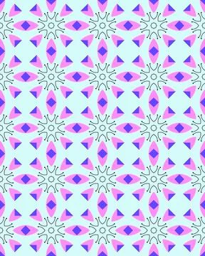 Art Deco Pattern Of Geometric Elements abstract seamless patterns with unique co Stock Illustration