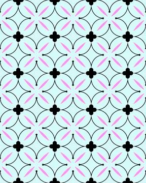 Art Deco Pattern Of Geometric Elements abstract seamless patterns with unique co Stock Illustration