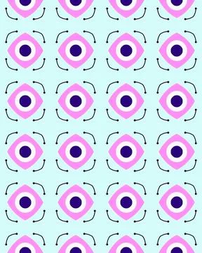 Art Deco Pattern Of Geometric Elements abstract seamless patterns with unique co Stock Illustration