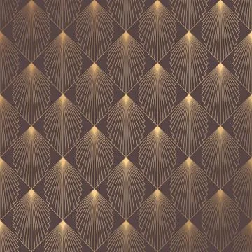 Art Deco Pattern Stock Illustration