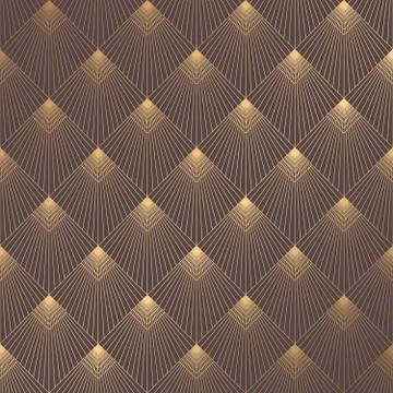 Art Deco Pattern Illustrazione stock