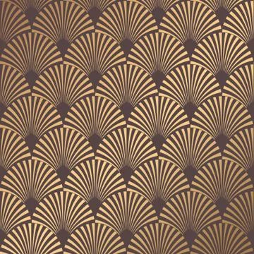 Art Deco Pattern Stock Illustration