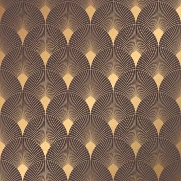 Art Deco Pattern Stock Illustration