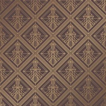 Art Deco Pattern Illustrazione stock