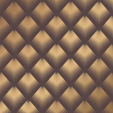 Art Deco Pattern Stock Illustration