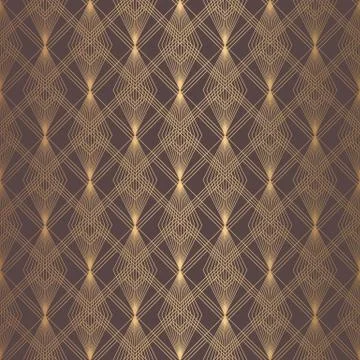 Art Deco Pattern Stock Illustration