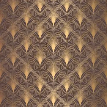Art Deco Pattern Stock Illustration