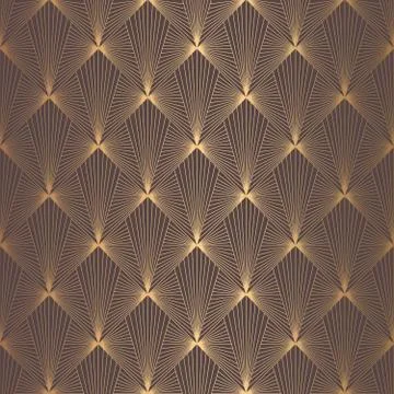 Art Deco Pattern Illustrazione stock