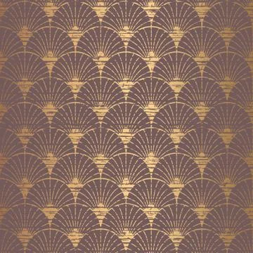 Art Deco Pattern Illustrazione stock