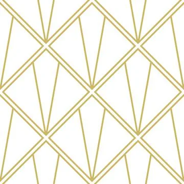 Art Deco Pattern. Seamless geometric vintage decoration. Minimal lines desig Stock Illustration