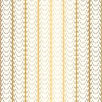 Art Deco Pattern. Seamless white and gold background Illustrazione stock