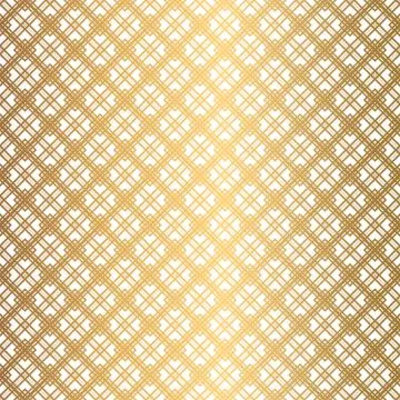 Art Deco Pattern. Seamless white and gold background Illustrazione stock