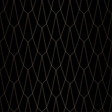 Art Deco Pattern. Seamless white and gold background Illustrazione stock