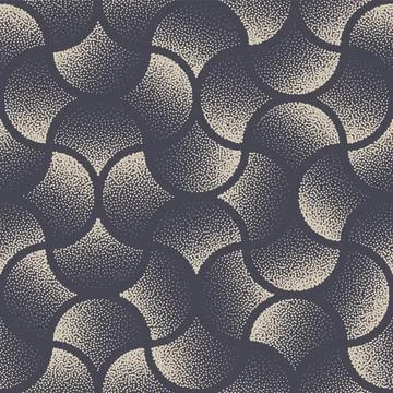 Art Deco Pattern Stippled Seamless Wallpaper Royal Vector Abstract Background Stock Illustration