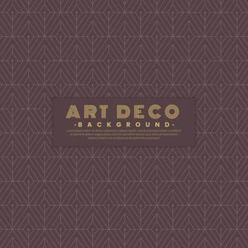 Art Deco seamless pattern. Abstract geometric background. Art nouveau wallp.. 스톡 일러스트