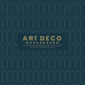 Art Deco seamless pattern. Abstract geometric background. Minimalist Gatsby.. Stock Illustration