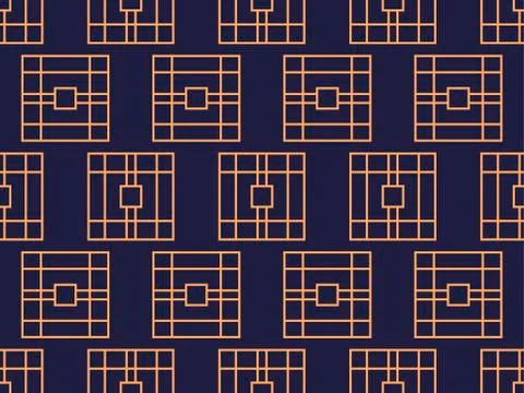 Art deco seamless pattern. Background with a pattern of lines, style 1920s, 1 Stockillustratie