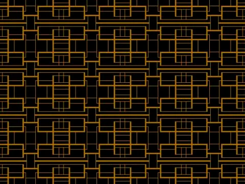 Art deco seamless pattern. Linear geometric art of the 20s in retro style. Ve Stock Illustration