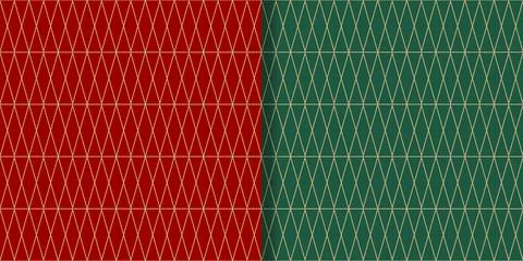 Art Deco seamless patterns set Stock Illustration
