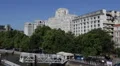 Art Deco Shell Mex House Building London Savoy Hotel Great Britain Sunny Day UK HD Footage