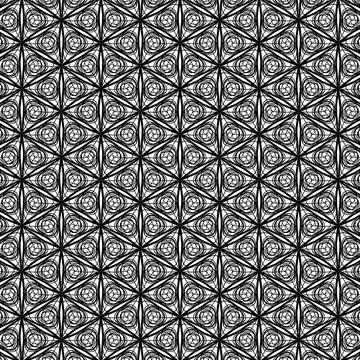 Art deco trellis pattern for fabric design Stock Illustration