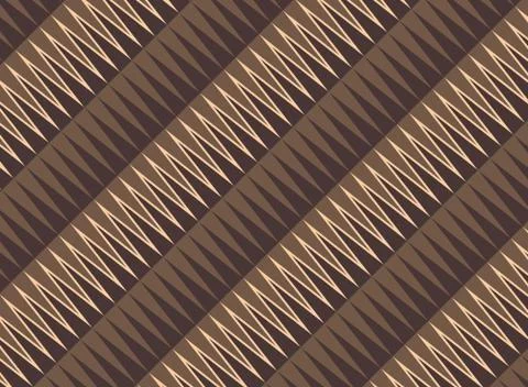 Art deco triangle seamless pattern background. Illustrazione stock