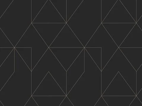 Art deco triangle vintage pattern black イラスト素材