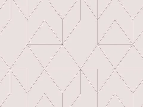 Art deco triangle vintage pattern cream Illustrazione stock