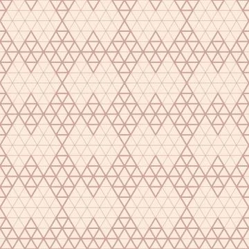 Art Deco vector semless pattern. Vintage decorative rose gold geometric backg Illustrazione stock