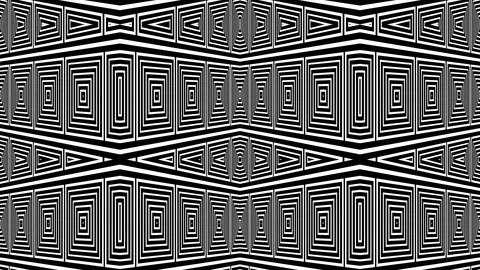 Art Decor Geometry Square 3D room 3 Stock Footage 104526382