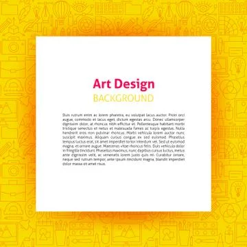Art Design Paper Template Stock-Illustration