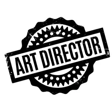 Art Director rubber stamp Stock Illustration