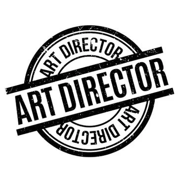 Art Director rubber stamp Stock Illustration