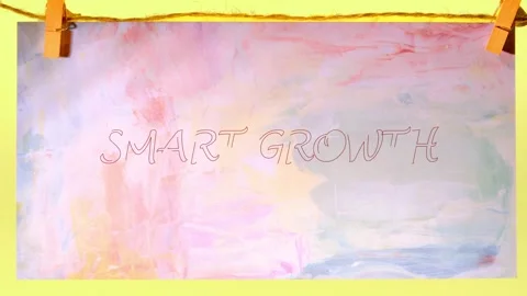 Art displays show transformations in designs and text. Different colors and Stock Footage 336816765