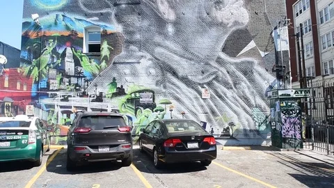 The Art District of Downtown of LA Stock Footage 82903804