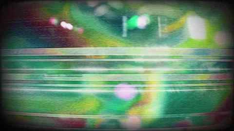 Art-Driven Experimental Glitch Visual Stock Footage 322610800