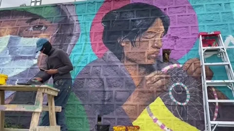 Art-driven program in Bolivia empowers women for peace, BOLIVIA, BO - 26 Feb 202 Stock Footage 329659815