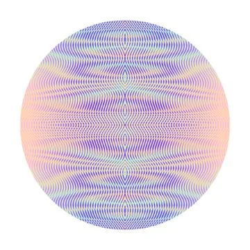 Art element vector circle form with glowing gradient . Stock Illustration