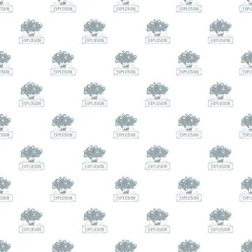 Art explosion pattern vector seamless Illustrazione stock