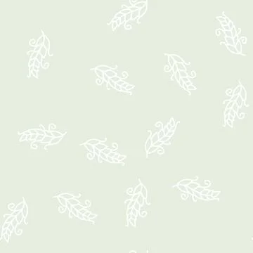Art feather soft fluffy line seamless pattern Stock Illustration