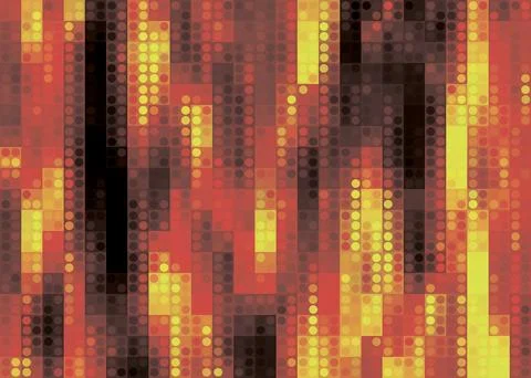 Art flame fire stylized abstract image digital vector background Stock Illustration