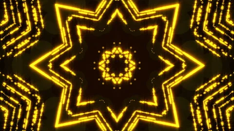 Art Flower Background. Fractal Loop Background Video stock 90263673